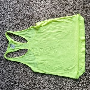 PINK Yellow Large Sleep Tank Top